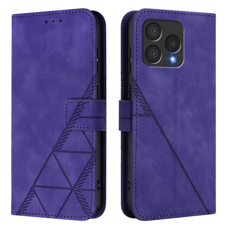 For Cubot A40 Crossbody 3D Embossed Flip Leather Phone Case