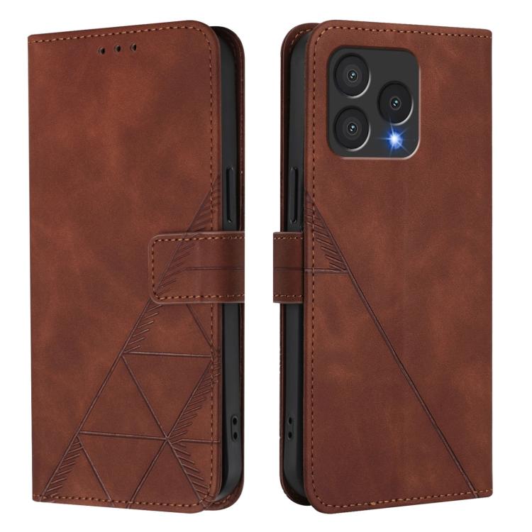 For Cubot A40 Crossbody 3D Embossed Flip Leather Phone Case