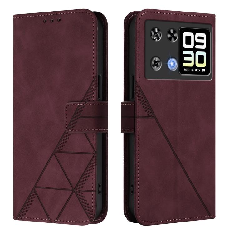 For Cubot P90 Crossbody 3D Embossed Flip Leather Phone Case