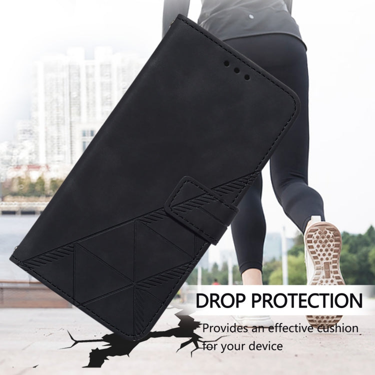 For Doogee N55 Plus Crossbody 3D Embossed Flip Leather Phone Case