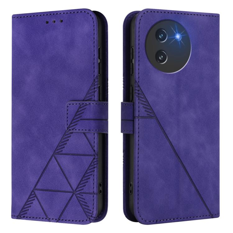 For Doogee Note 59 / Note 59 Pro Crossbody 3D Embossed Flip Leather Phone Case