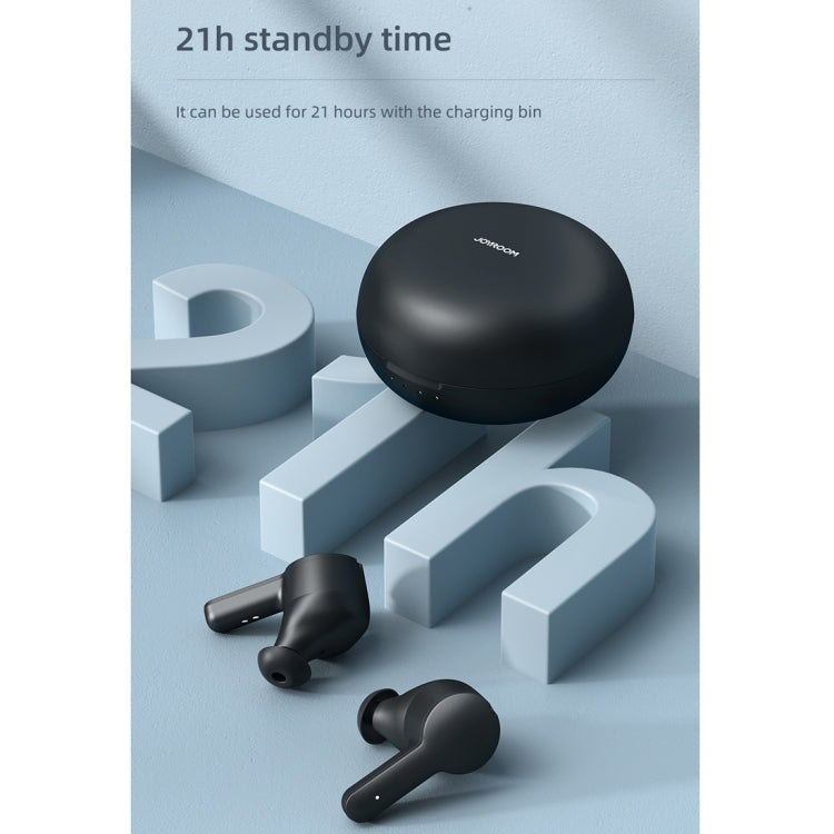 JOYROOM JR-TA1 Bluetooth 5.0 ANC TWS Active Noise Cancelling Wireless Bluetooth Earphone with Charging Box(Black)