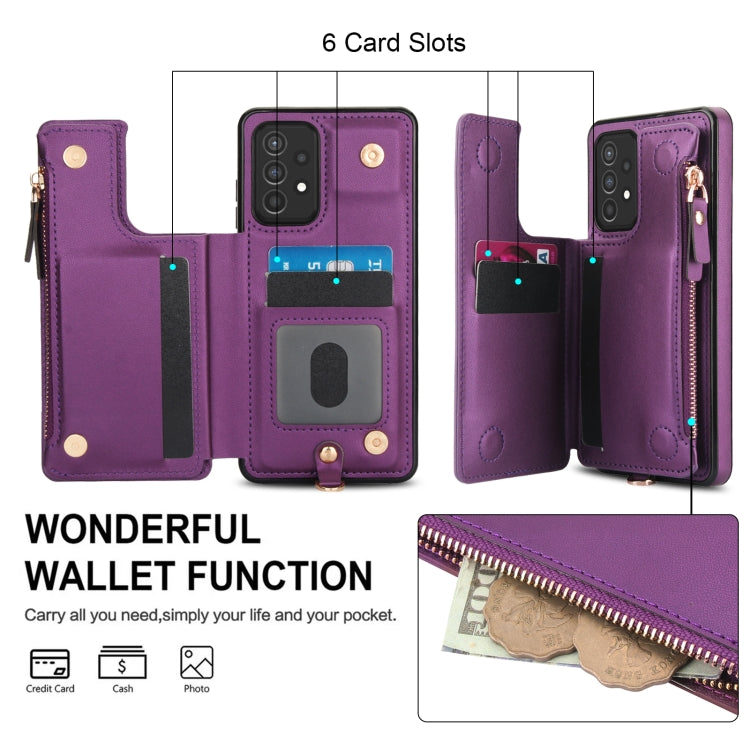 For Samsung Galaxy S20+ Double Flap Zipper RFID Leather Phone Case with Short Lanyard