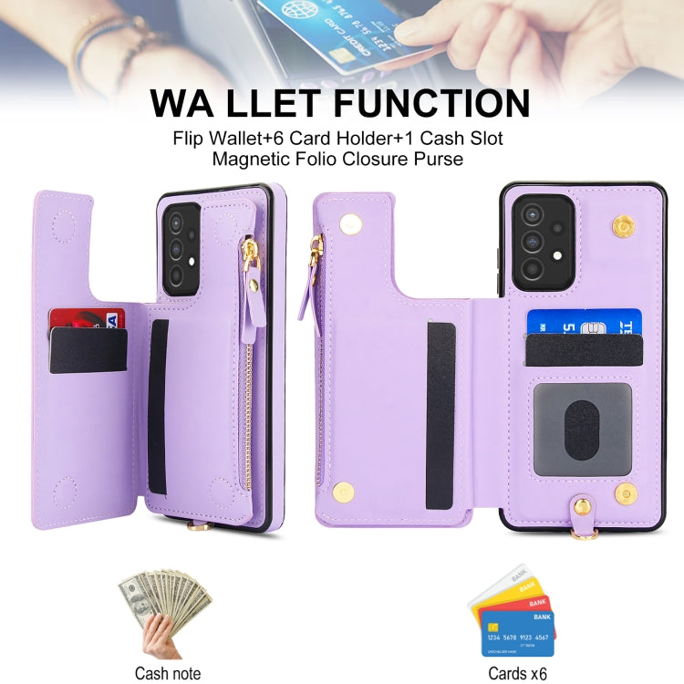 For Samsung Galaxy S20+ Double Flap Zipper RFID Leather Phone Case with Short Lanyard