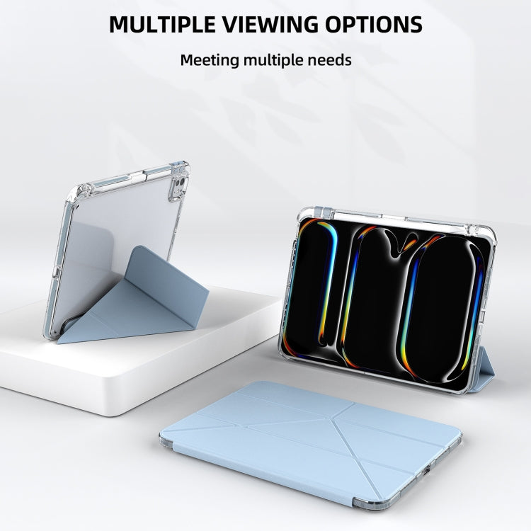 For iPad Pro 11 2025 / 2024 mutural Y-Shape Deformation Leather Tablet Case