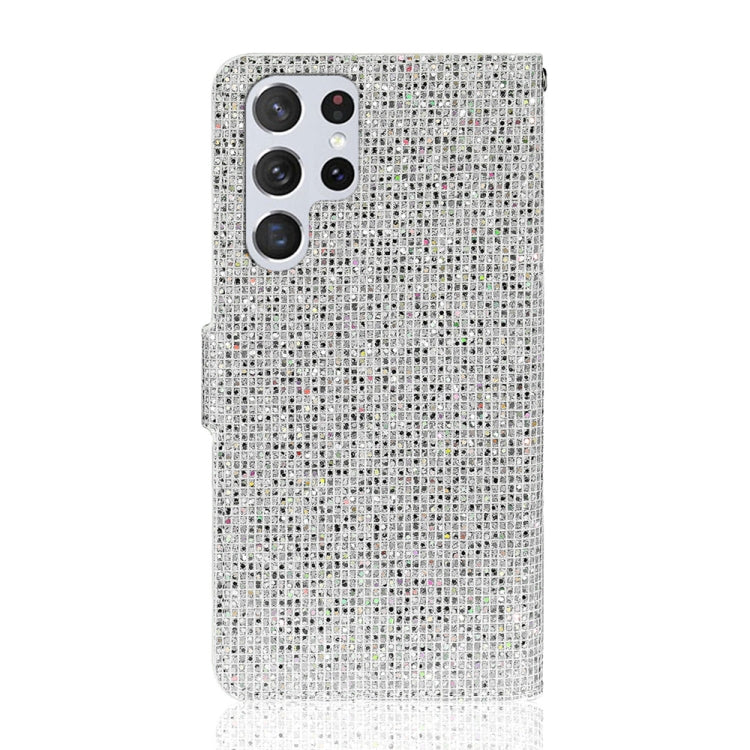 For Samsung Galaxy S25 Ultra 5G Glitter Powder Filp Leather Phone Case