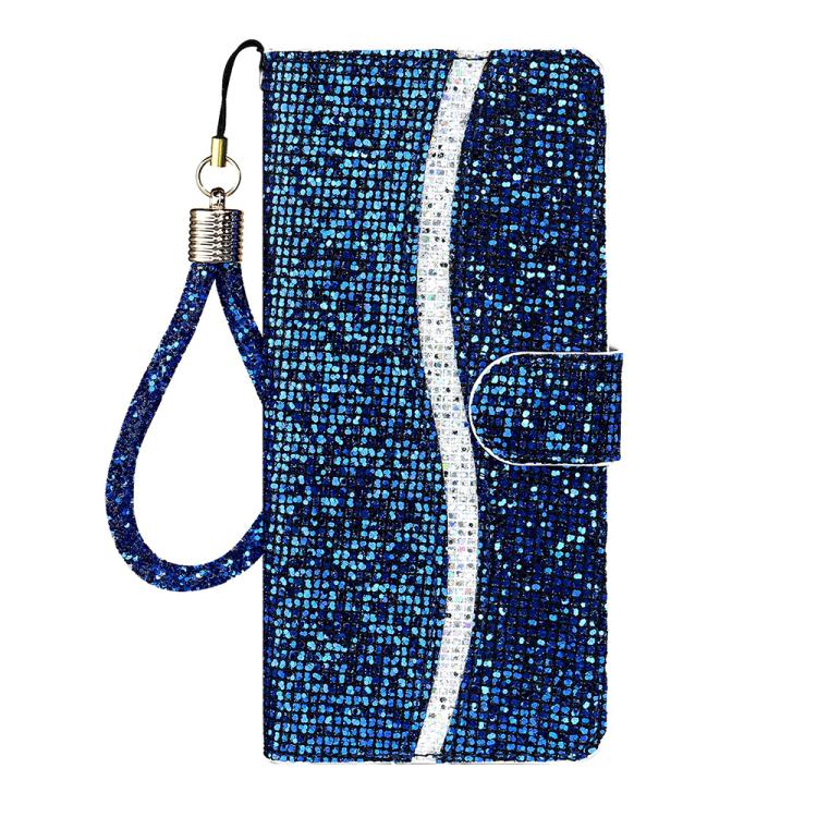 For Samsung Galaxy S25 Edge 5G Glitter Powder Filp Leather Phone Case