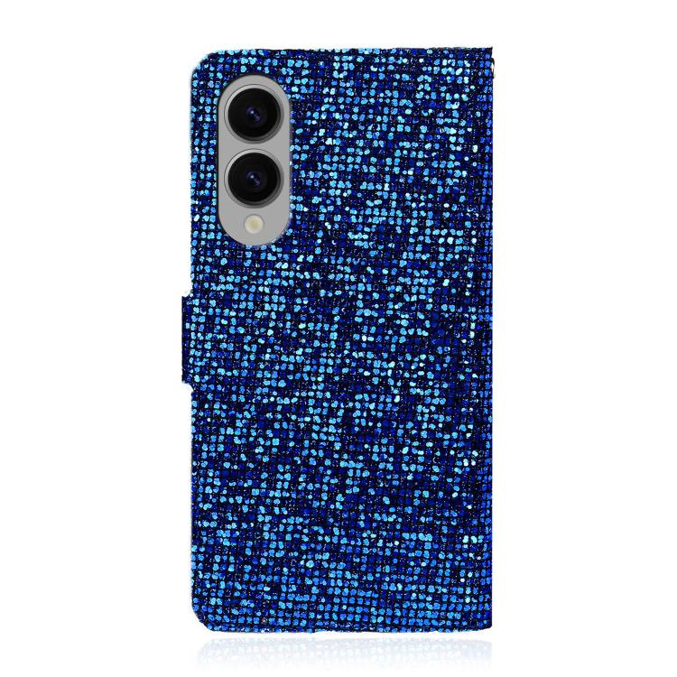 For Samsung Galaxy S25 Edge 5G Glitter Powder Filp Leather Phone Case