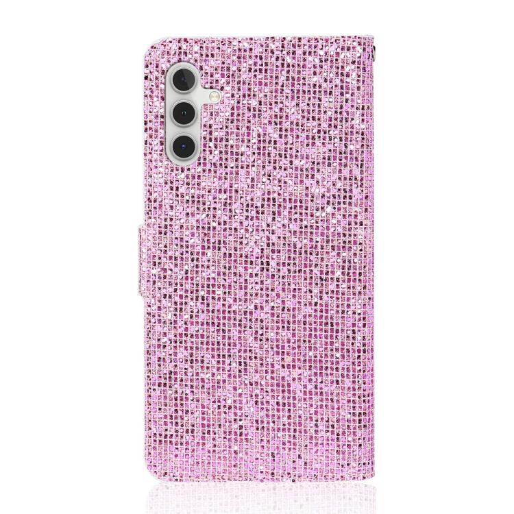 For Samsung Galaxy S25 FE 5G Glitter Powder Filp Leather Phone Case