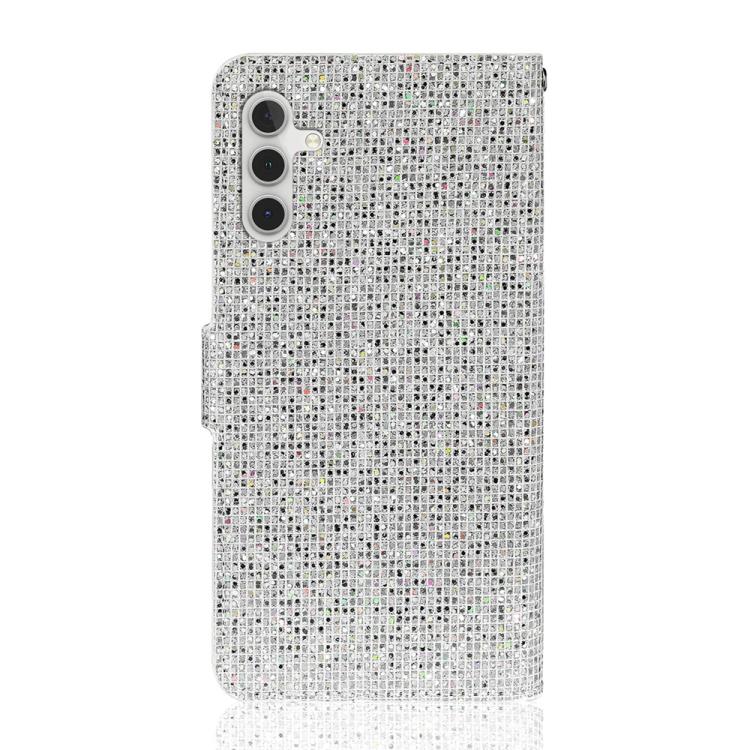 For Samsung Galaxy S25 FE 5G Glitter Powder Filp Leather Phone Case