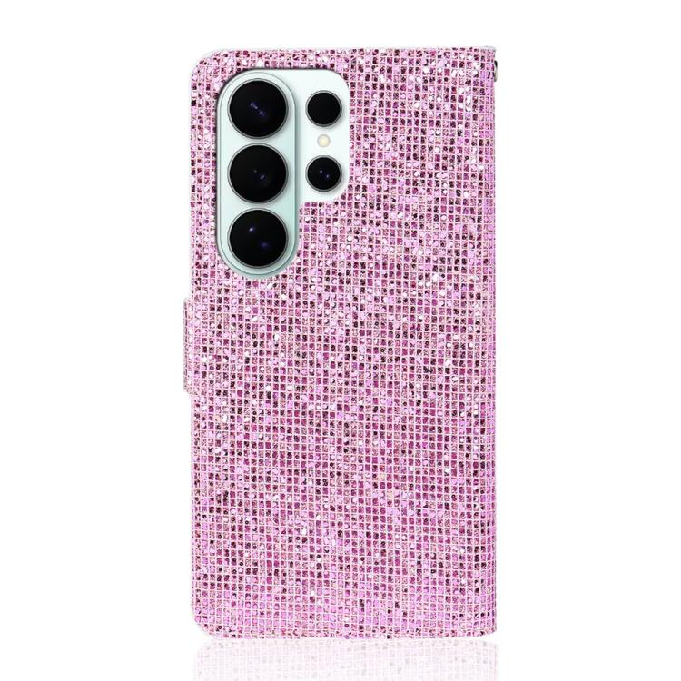 For Samsung Galaxy S26 Ultra 5G Glitter Powder Filp Leather Phone Case