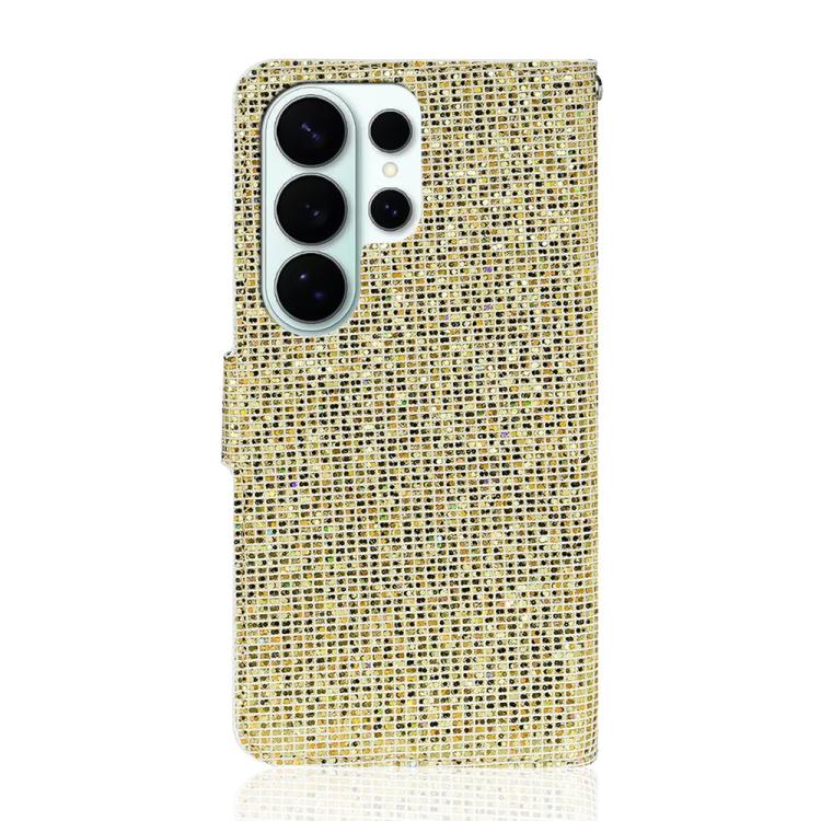 For Samsung Galaxy S26 Ultra 5G Glitter Powder Filp Leather Phone Case