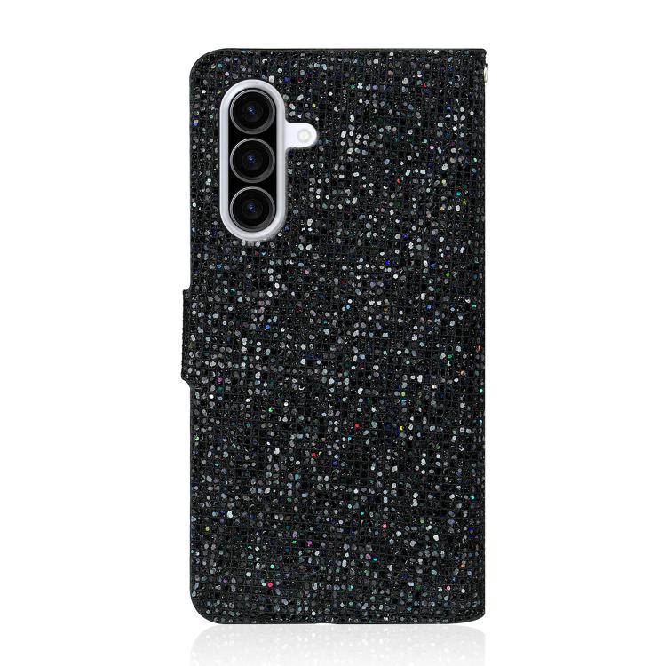 For Samsung Galaxy A56 5G Glitter Powder Filp Leather Phone Case