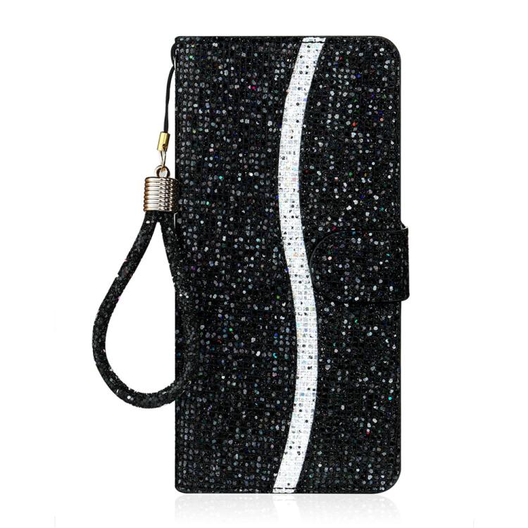 For Samsung Galaxy A37 5G Glitter Powder Filp Leather Phone Case