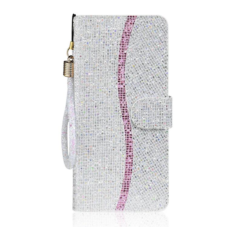 For Samsung Galaxy A57 5G Glitter Powder Filp Leather Phone Case
