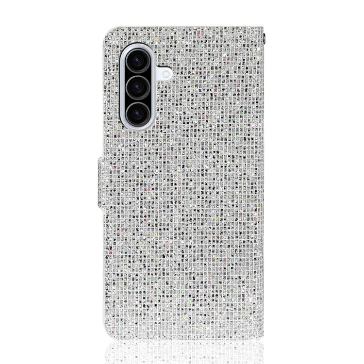 For Samsung Galaxy A57 5G Glitter Powder Filp Leather Phone Case