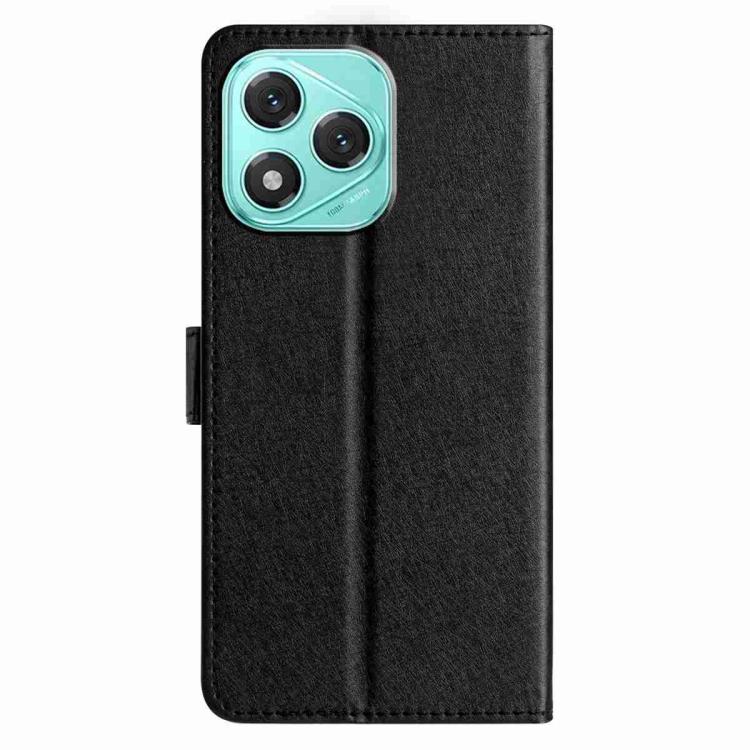 For Honor 400 Lite Global Silk Texture Horizontal Flip Leather Phone Case