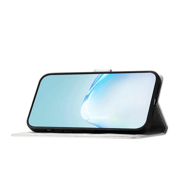 For Honor 400 Lite Global Silk Texture Horizontal Flip Leather Phone Case