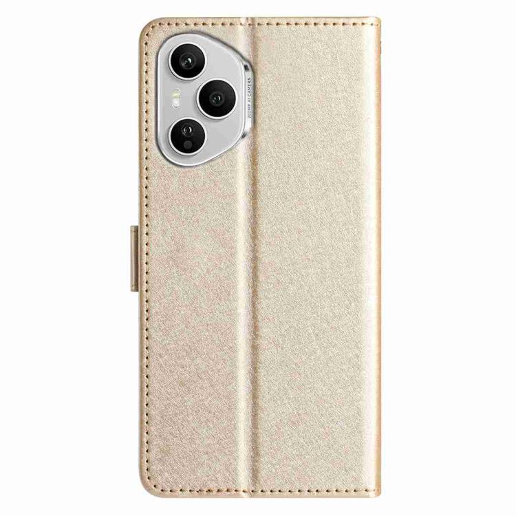 For Honor 400 Pro Global 160.8mm Silk Texture Horizontal Flip Leather Phone Case