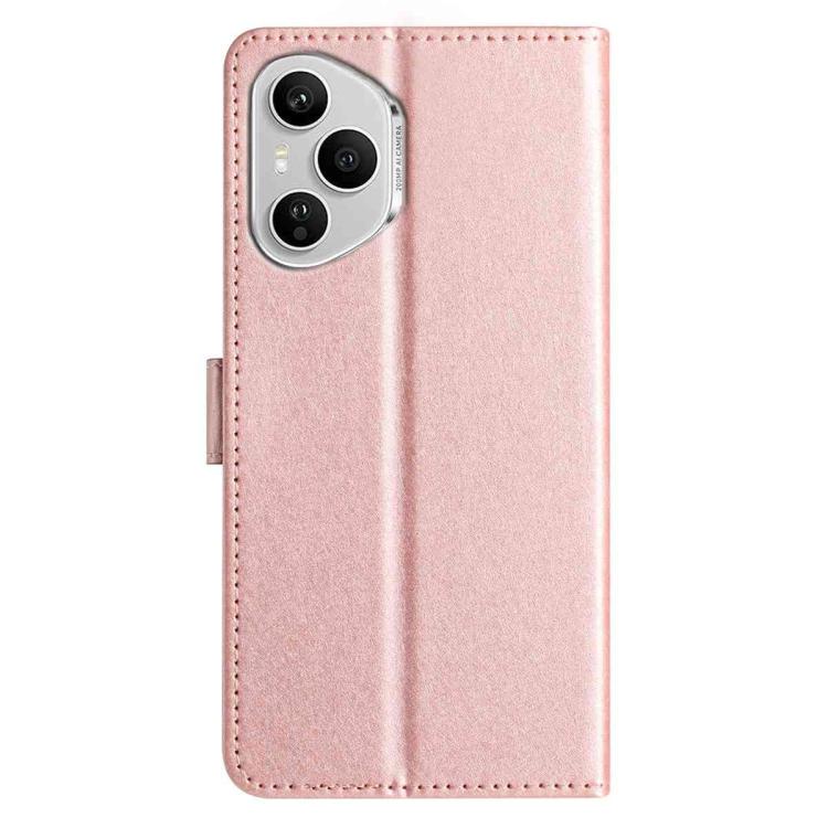For Honor 400 Pro Global 160.8mm Silk Texture Horizontal Flip Leather Phone Case