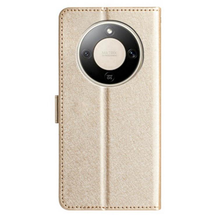 For Honor X9d 5G Global Silk Texture Horizontal Flip Leather Phone Case