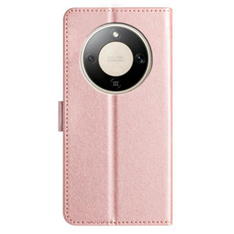 For Honor X9d 5G Global Silk Texture Horizontal Flip Leather Phone Case