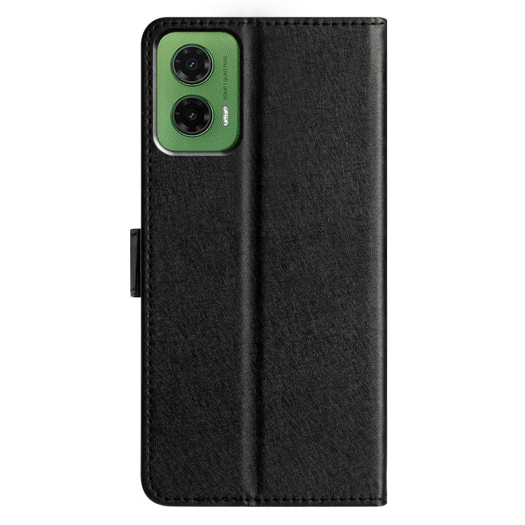 For Motorola Moto G35 Silk Texture Horizontal Flip Leather Phone Case