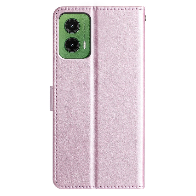 For Motorola Moto G35 Silk Texture Horizontal Flip Leather Phone Case