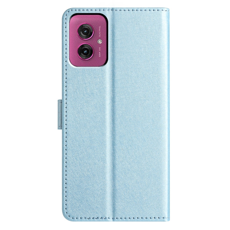 For Motorola Moto G55 Silk Texture Horizontal Flip Leather Phone Case