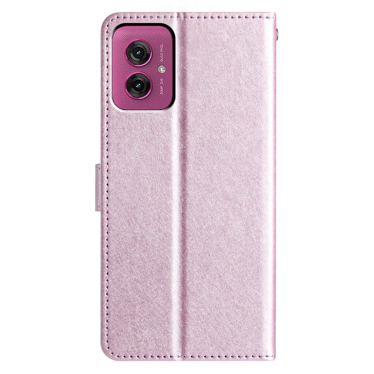 For Motorola Moto G55 Silk Texture Horizontal Flip Leather Phone Case