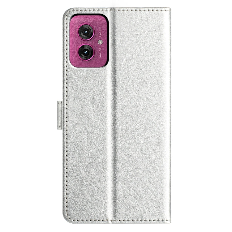 For Motorola Moto G55 Silk Texture Horizontal Flip Leather Phone Case