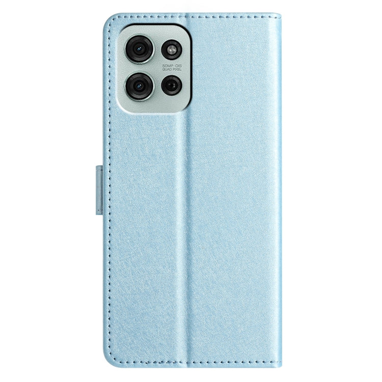 For Motorola Moto G75 Silk Texture Horizontal Flip Leather Phone Case