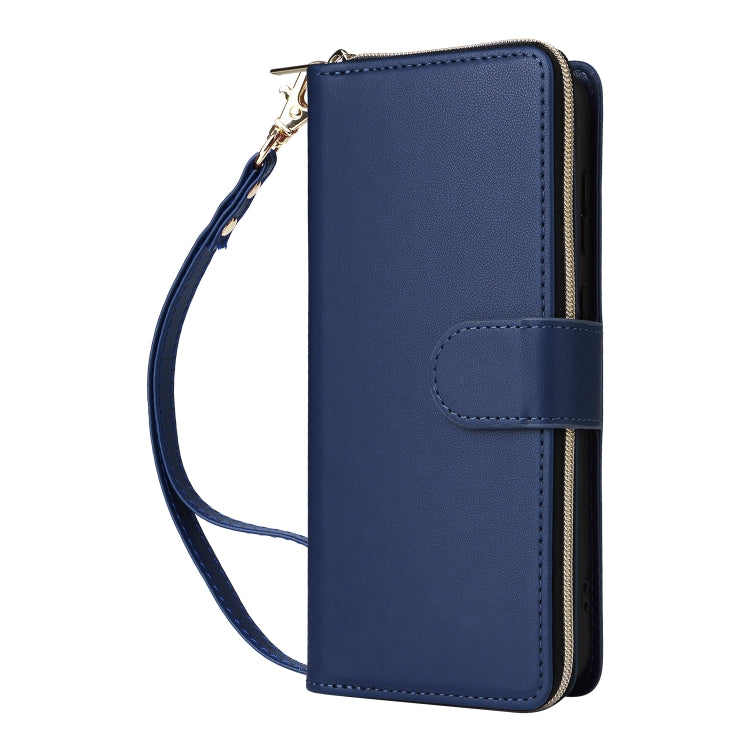 For Samsung Galaxy S23+ 5G Nine-card Slots Zipper Wallet Bag Leather Phone Case