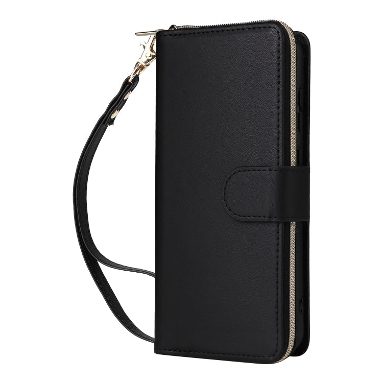 For Samsung Galaxy S23+ 5G Nine-card Slots Zipper Wallet Bag Leather Phone Case