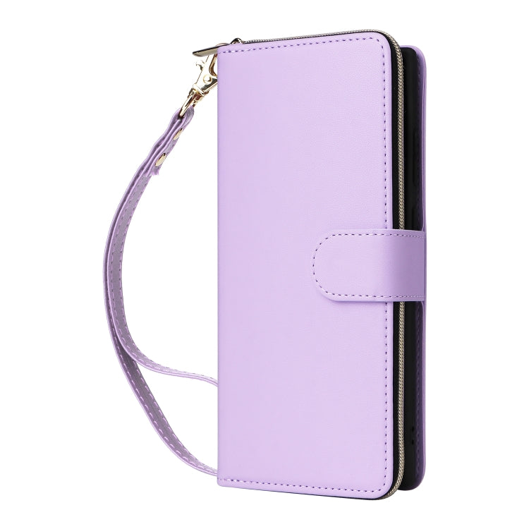 For Samsung Galaxy S23 Ultra 5G Nine-card Slots Zipper Wallet Bag Leather Phone Case