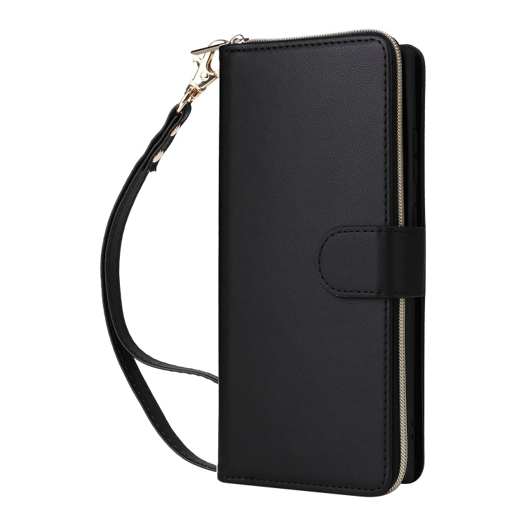 For Samsung Galaxy S23 Ultra 5G Nine-card Slots Zipper Wallet Bag Leather Phone Case