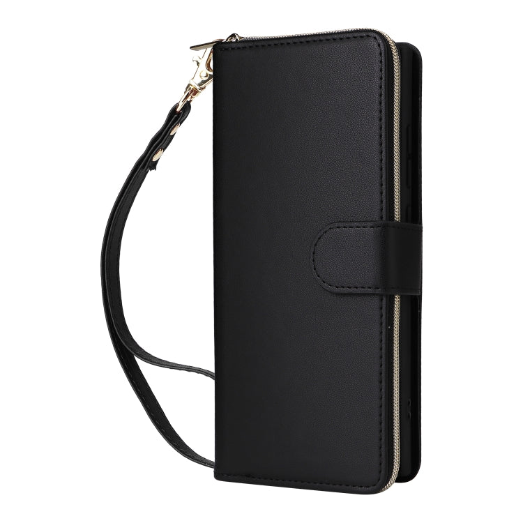 For Samsung Galaxy S24 Ultra 5G Nine-card Slots Zipper Wallet Bag Leather Phone Case