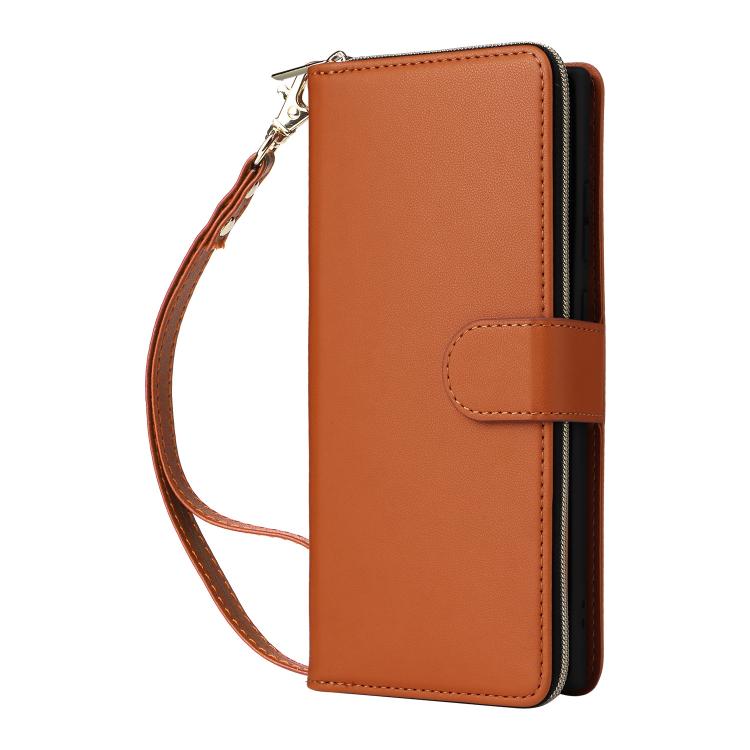 For Samsung Galaxy S26 Ultra 5G Nine-card Slots Zipper Wallet Bag Leather Phone Case