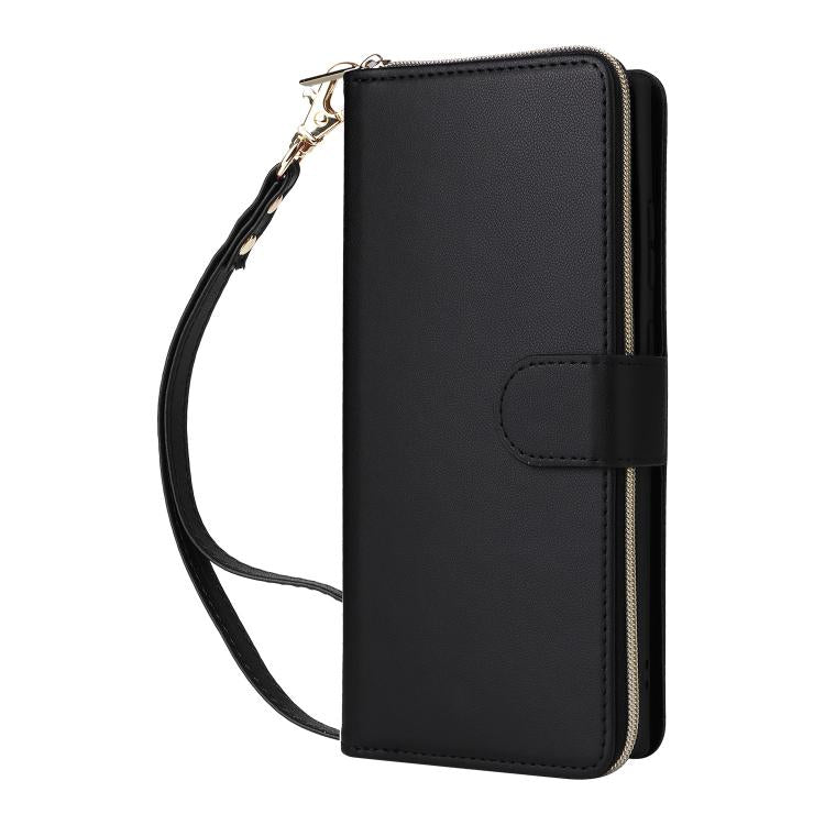 For Samsung Galaxy S26 Ultra 5G Nine-card Slots Zipper Wallet Bag Leather Phone Case