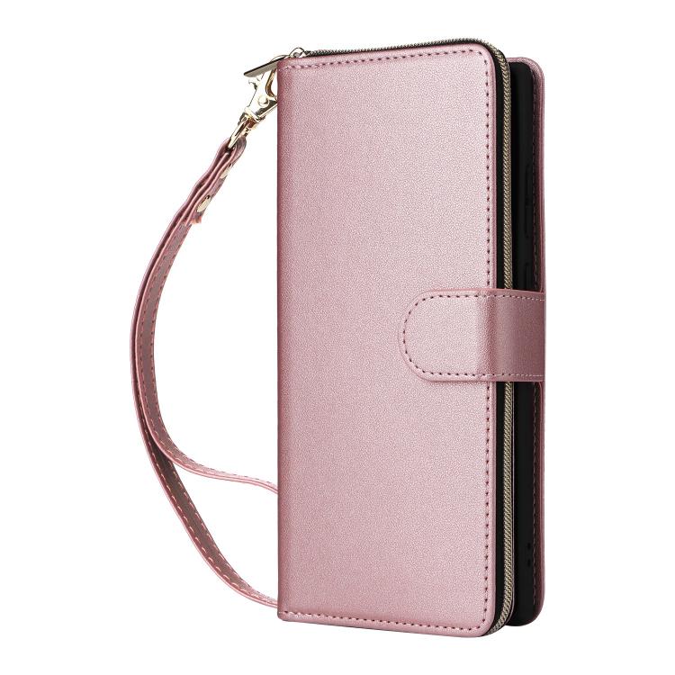 For Samsung Galaxy S26 Ultra 5G Nine-card Slots Zipper Wallet Bag Leather Phone Case