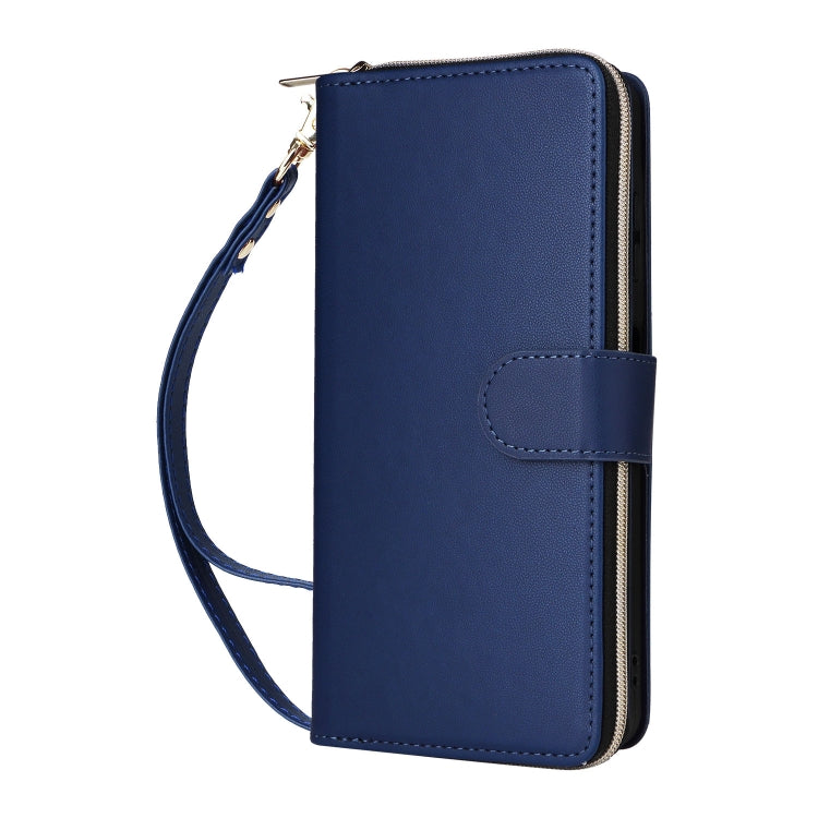 For Samsung Galaxy A06 / A07 Nine-card Slots Zipper Wallet Bag Leather Phone Case