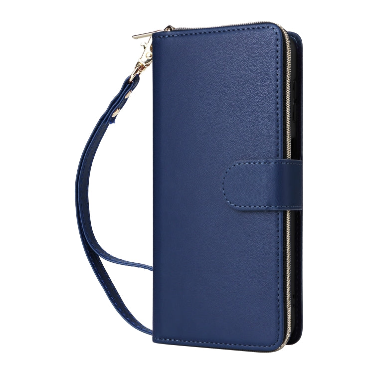 For Samsung Galaxy A13 5G / 4G Nine-card Slots Zipper Wallet Bag Leather Phone Case