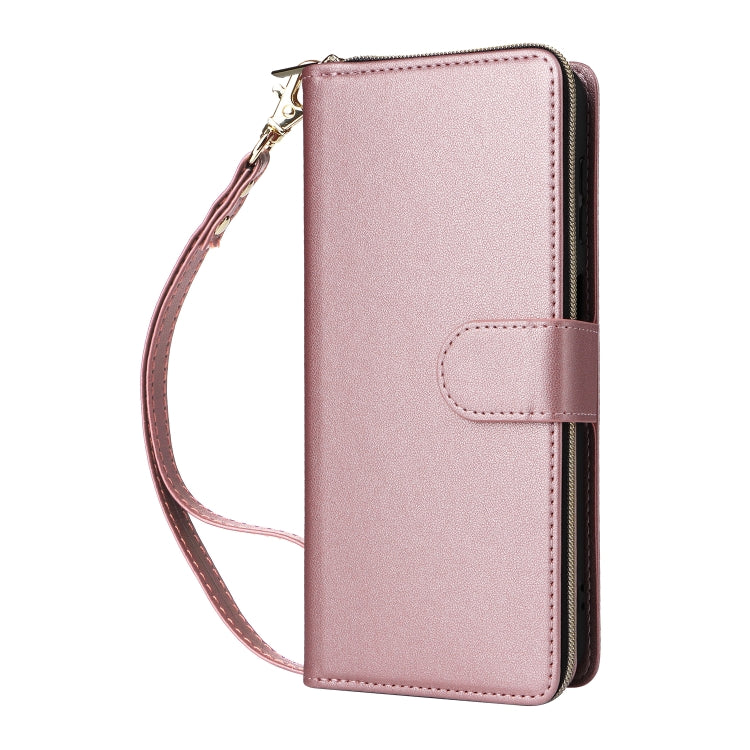 For Samsung Galaxy A13 5G / 4G Nine-card Slots Zipper Wallet Bag Leather Phone Case