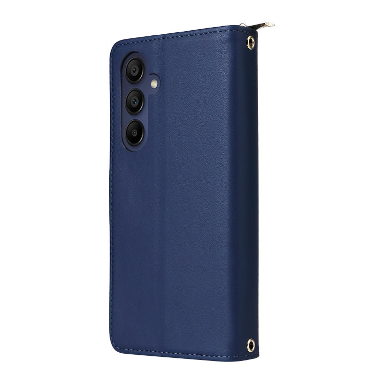 For Samsung Galaxy A16 Nine-card Slots Zipper Wallet Bag Leather Phone Case