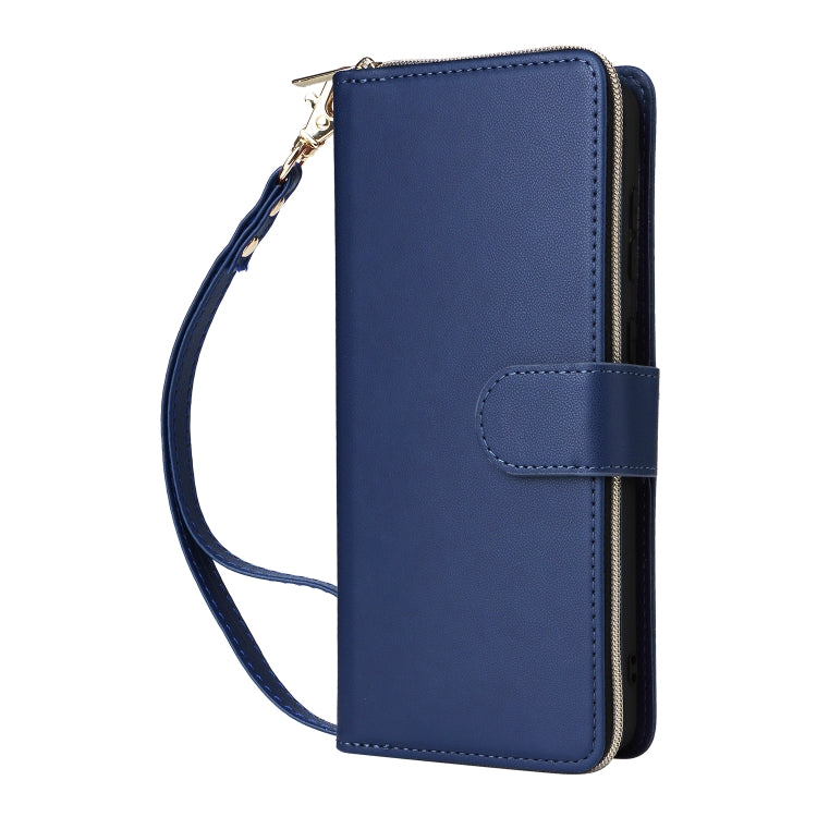 For Samsung Galaxy A33 5G Nine-card Slots Zipper Wallet Bag Leather Phone Case
