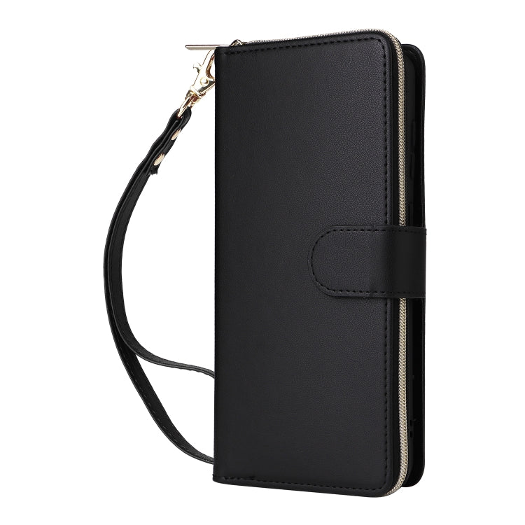 For Samsung Galaxy A33 5G Nine-card Slots Zipper Wallet Bag Leather Phone Case