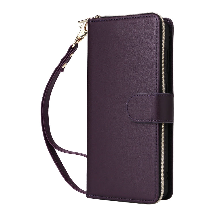 For Samsung Galaxy A53 5G Nine-card Slots Zipper Wallet Bag Leather Phone Case