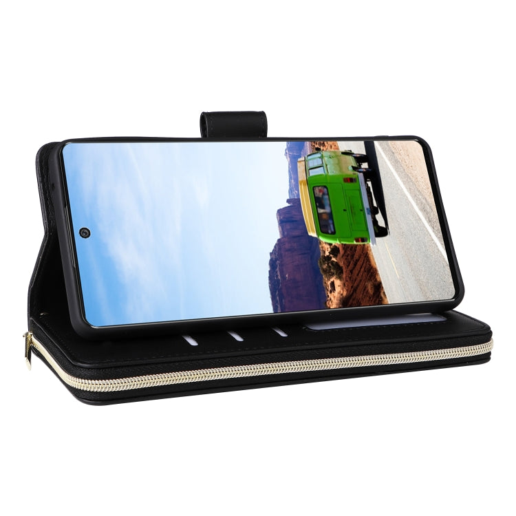 For Samsung Galaxy A53 5G Nine-card Slots Zipper Wallet Bag Leather Phone Case