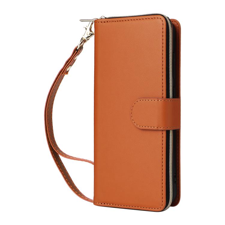 For Samsung Galaxy A56 Nine-card Slots Zipper Wallet Bag Leather Phone Case