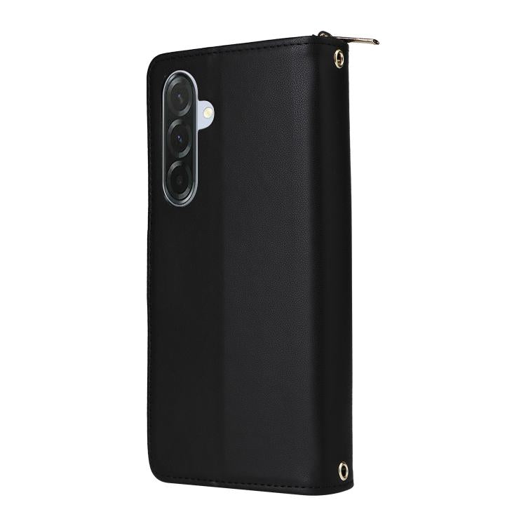 For Samsung Galaxy A36 5G / A37 5G Nine-card Slots Zipper Wallet Bag Leather Phone Case